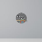 SPECTRA SHOWCASE Estante Redondo Decorativo en Efecto Roble