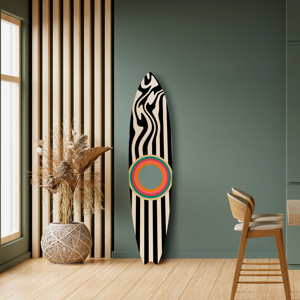 SPECTRA SHOWCASE Panel decorativo de tabla de surf
