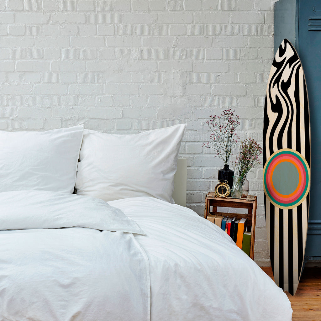 SPECTRA SHOWCASE Panel decorativo de tabla de surf