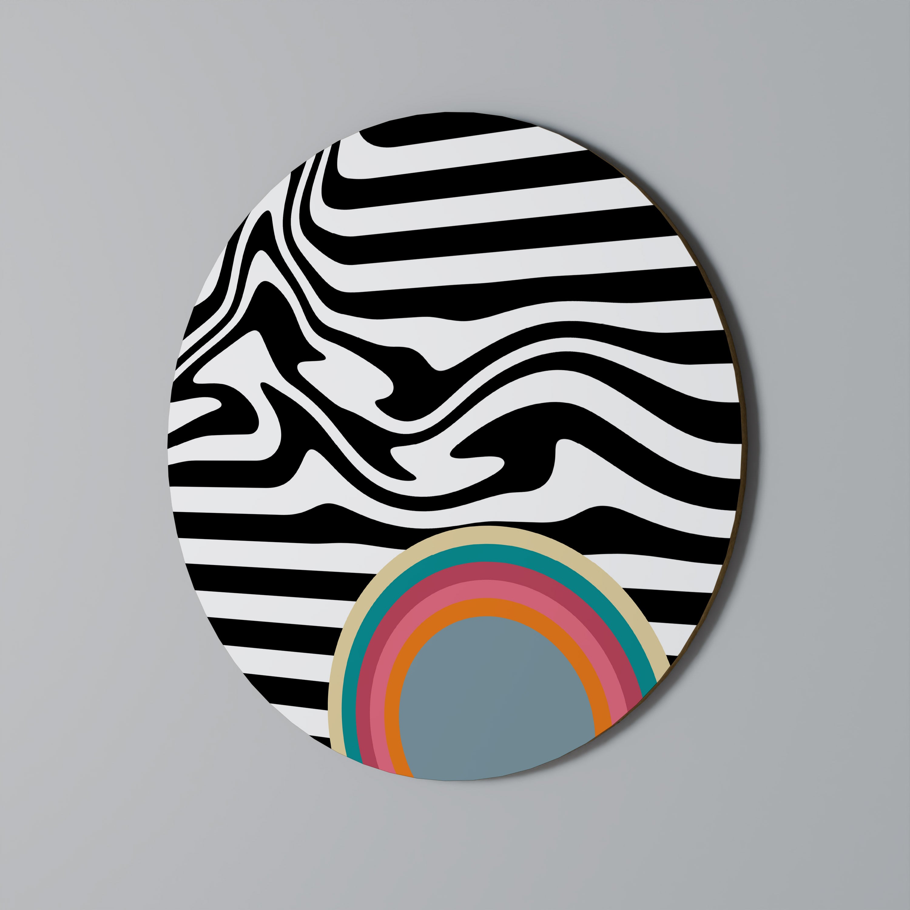 SPECTRA SHOWCASE Round Wall Art