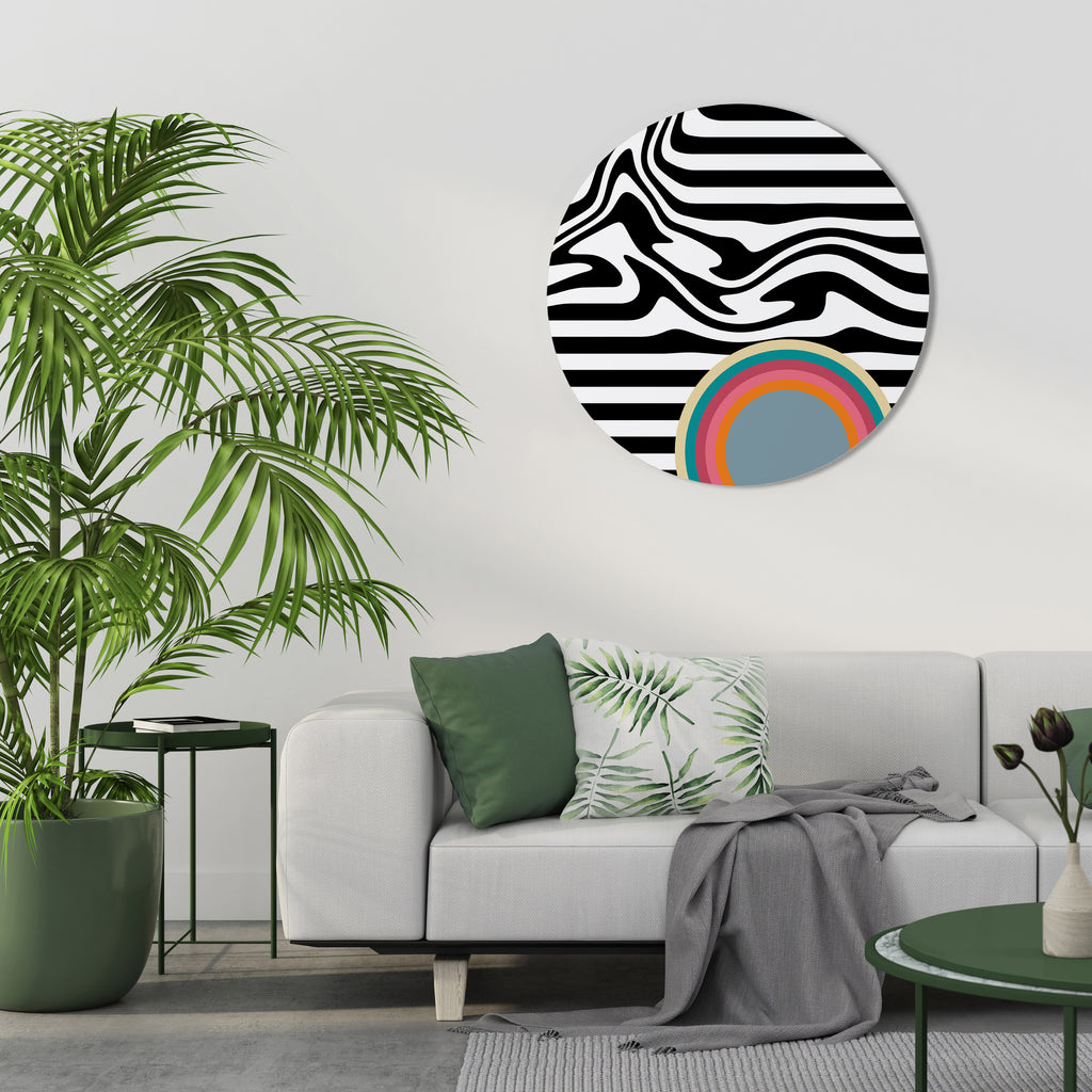 SPECTRA SHOWCASE Round Wall Art