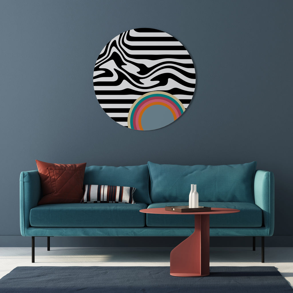 SPECTRA SHOWCASE Round Wall Art