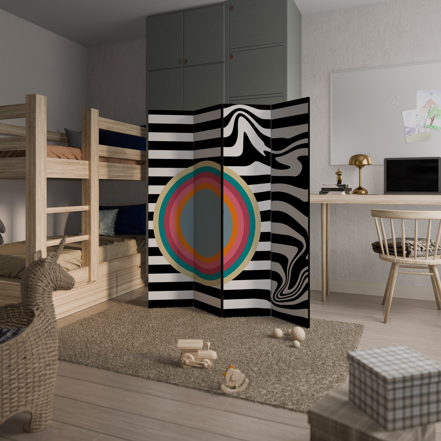 SPECTRA SHOWCASE 4-Panel Room Divider
