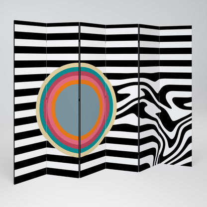 SPECTRA SHOWCASE Biombo de 6 paneles