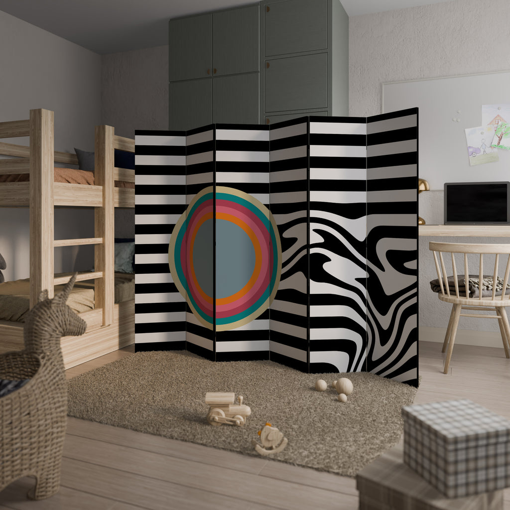 SPECTRA SHOWCASE Biombo de 6 paneles