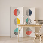 SHAPESHIFT TREASURES Biombo Decorativo de 4 Paneles