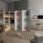 SHAPESHIFT TREASURES Biombo Decorativo de 4 Paneles