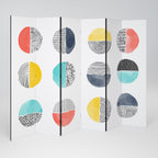 SHAPESHIFT TREASURES Biombo Decorativo de 6 Paneles
