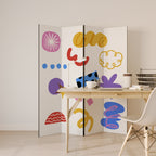 DREAMY MOOD 4-Panel Room Divider