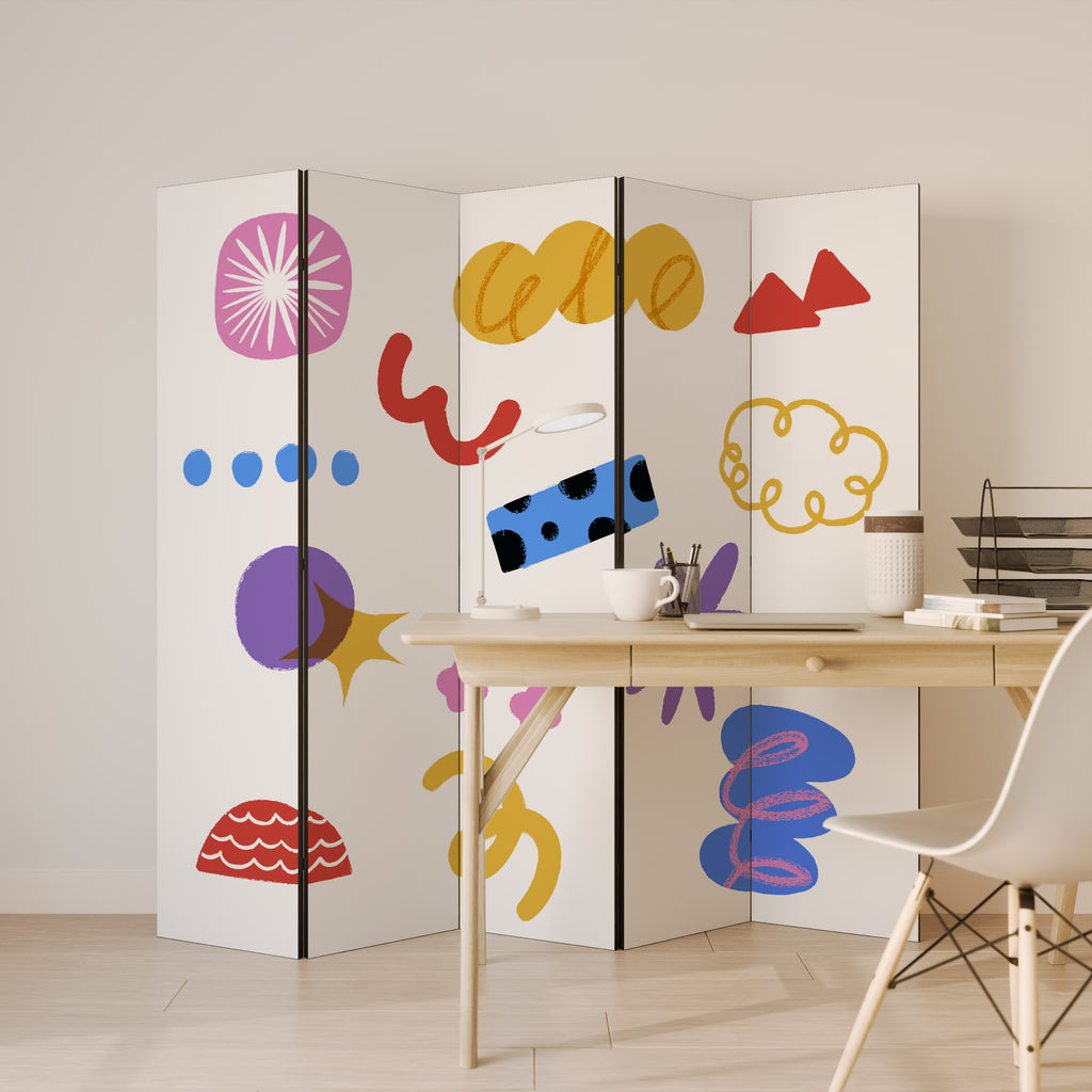 DREAMY MOOD 5-Panel Room Divider