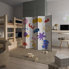 DREAMY MOOD Biombo Decorativo de 5 Paneles