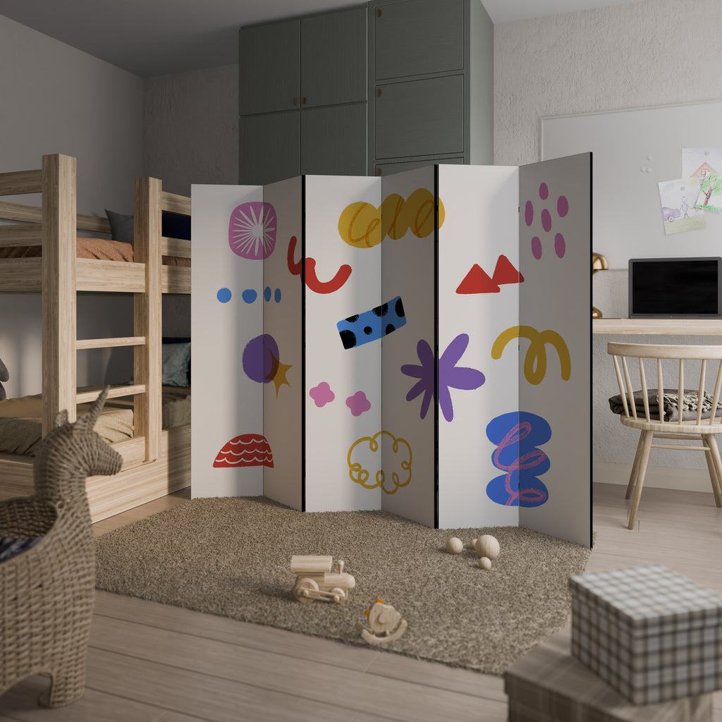 Biombo decorativo de 6 paneles DREAMY MOOD