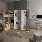 CLEAR CREATIONS 4-Panel Room Divider