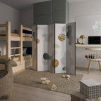 CLEAR CREATIONS 5-Panel Room Divider