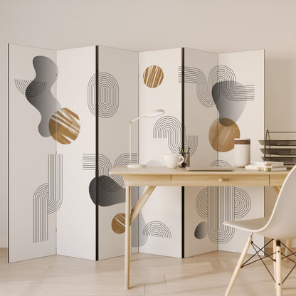 CLEAR CREATIONS Biombo de 6 paneles