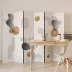 CLEAR CREATIONS Biombo Decorativo de 6 Paneles