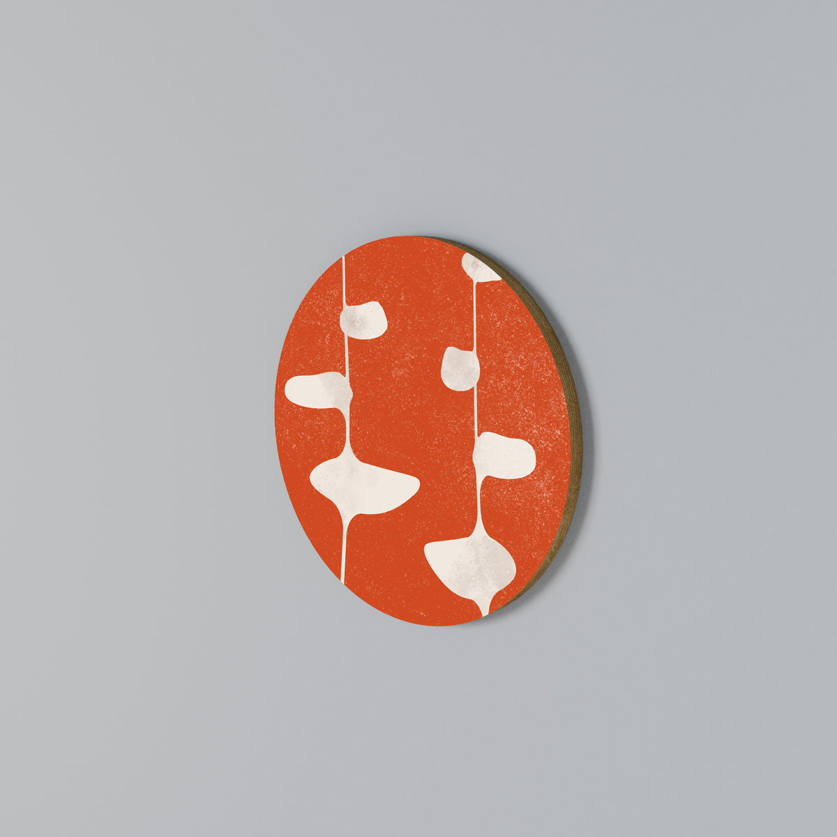 COURAGE MOLD Arte de pared redondo