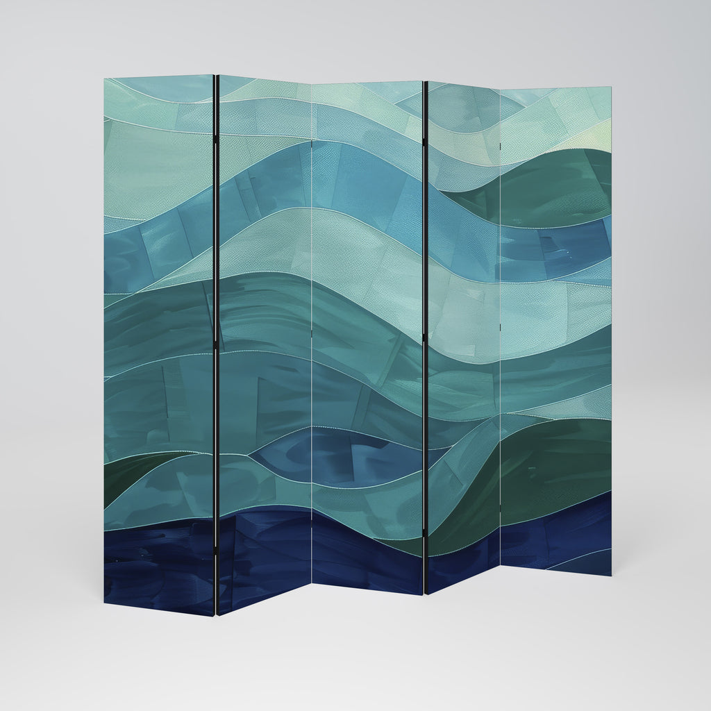 ETERNAL FLOW Decorative 5-Panel Room Divider