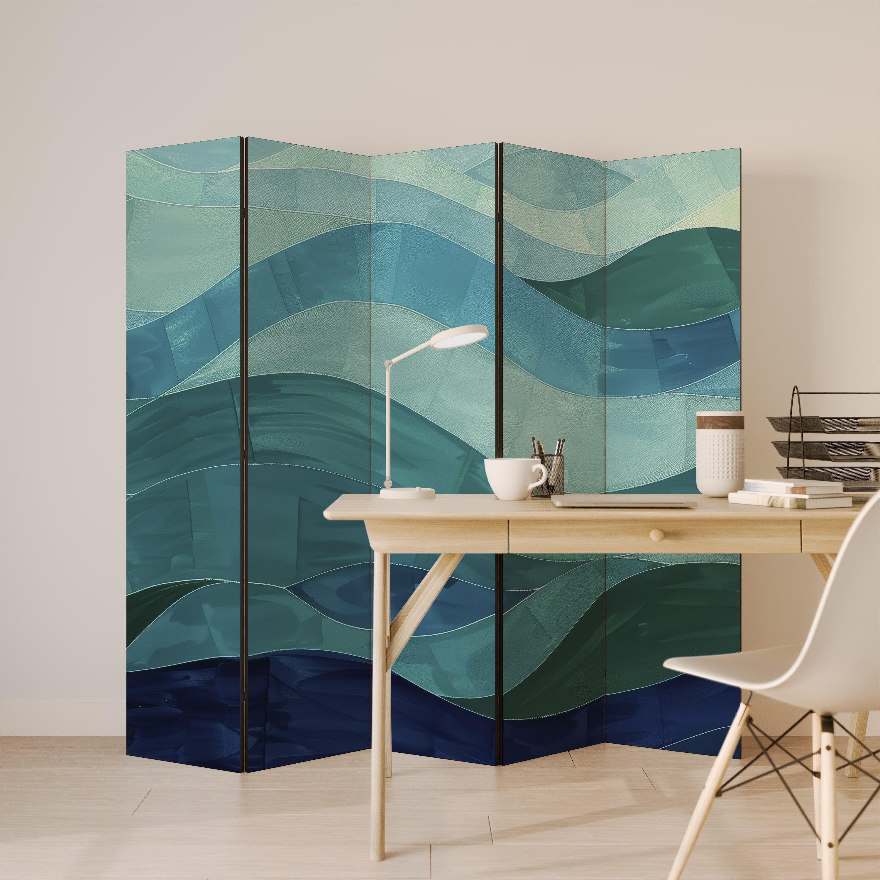 ETERNAL FLOW 5-Panel Room Divider