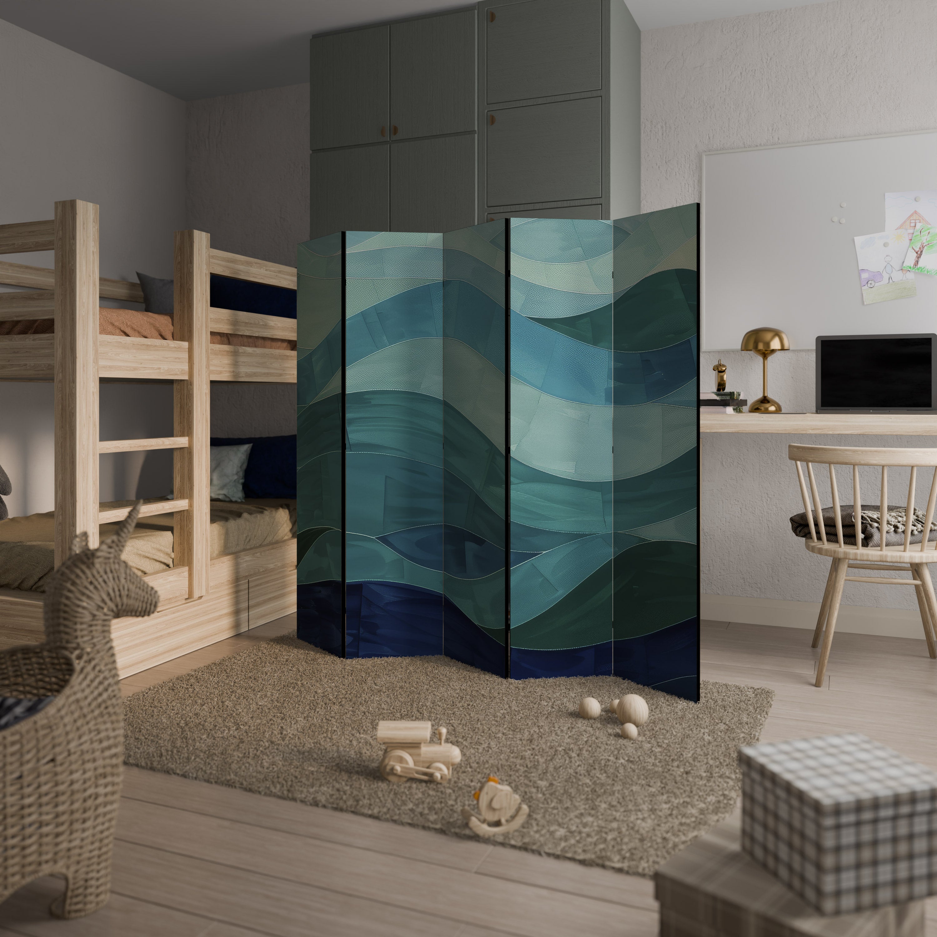 ETERNAL FLOW 5-Panel Room Divider