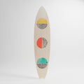 SUNNY TREASURE Panel decorativo de tabla de surf