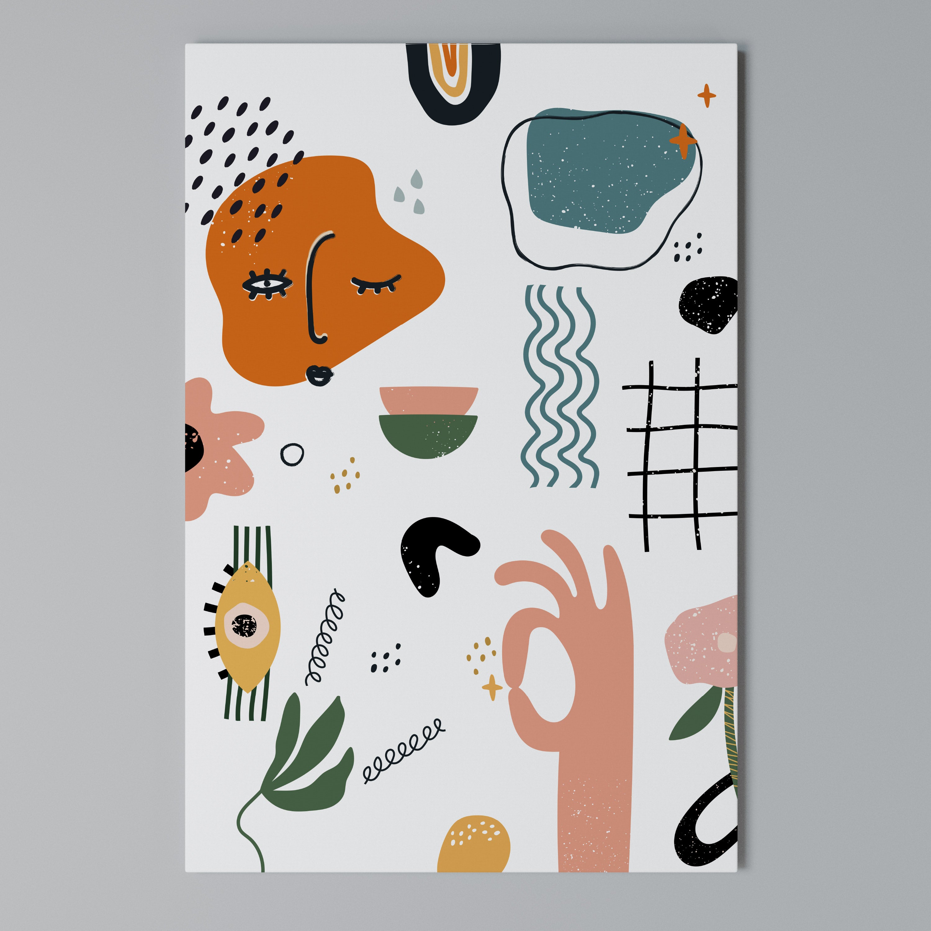 MATISSE WHIMSY Cuadro en lienzo vertical