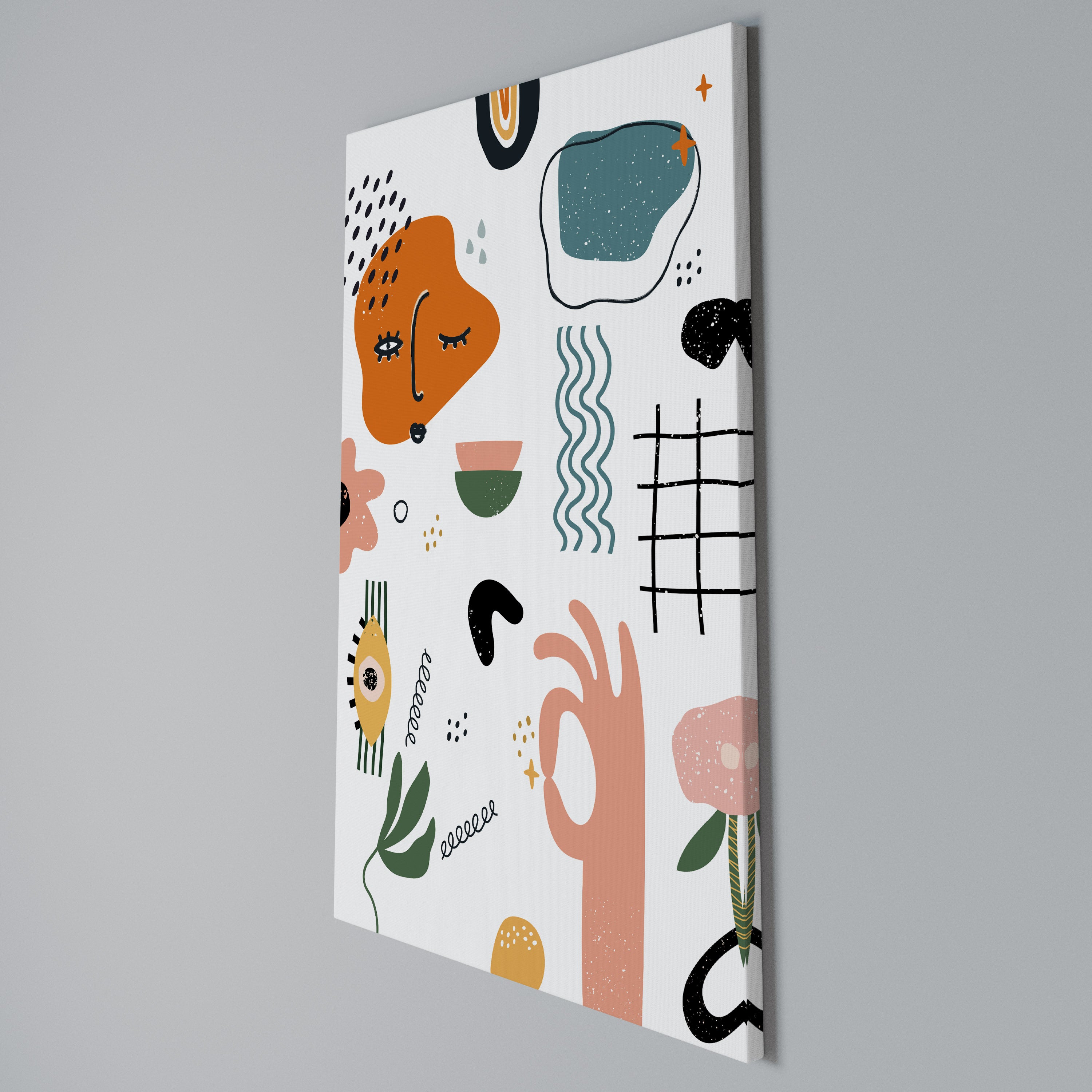 MATISSE WHIMSY Cuadro en lienzo vertical