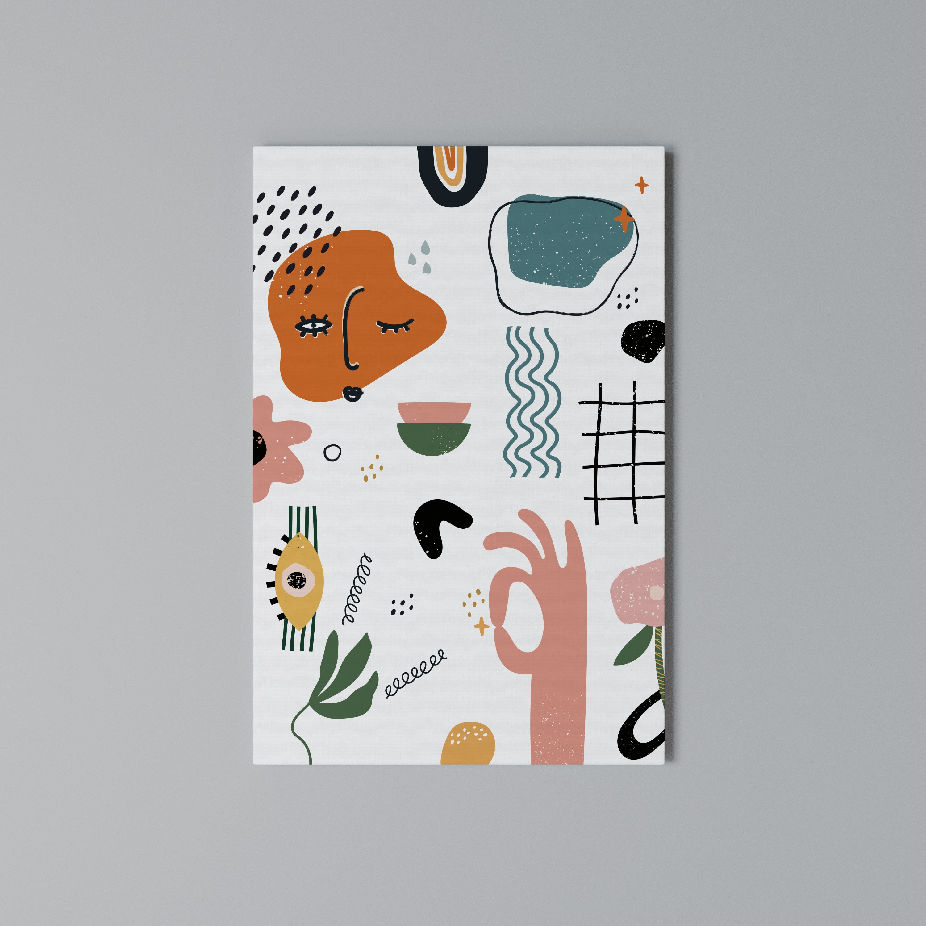 MATISSE WHIMSY Cuadro en lienzo vertical