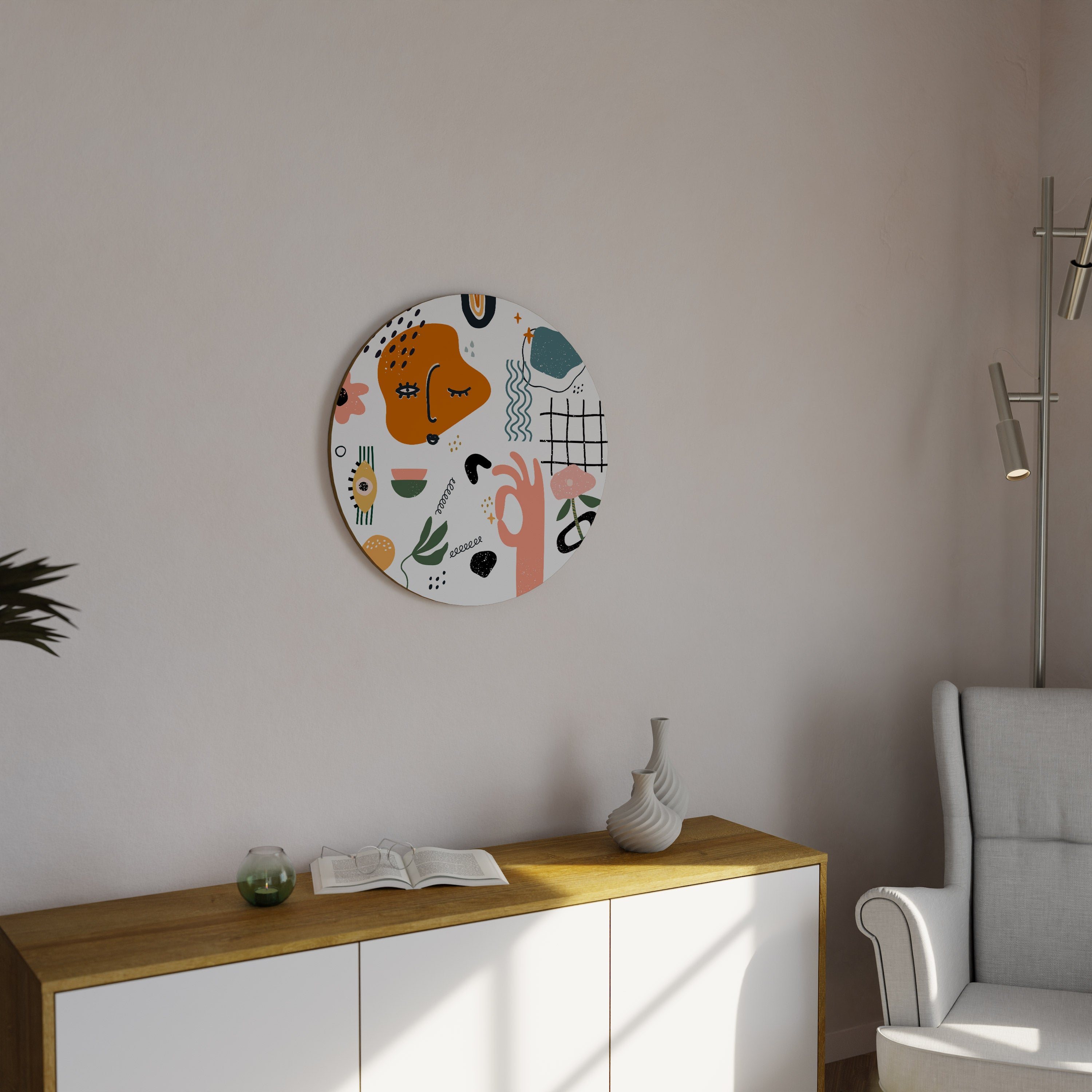 MATISSE WHIMSY Round Wall Art
