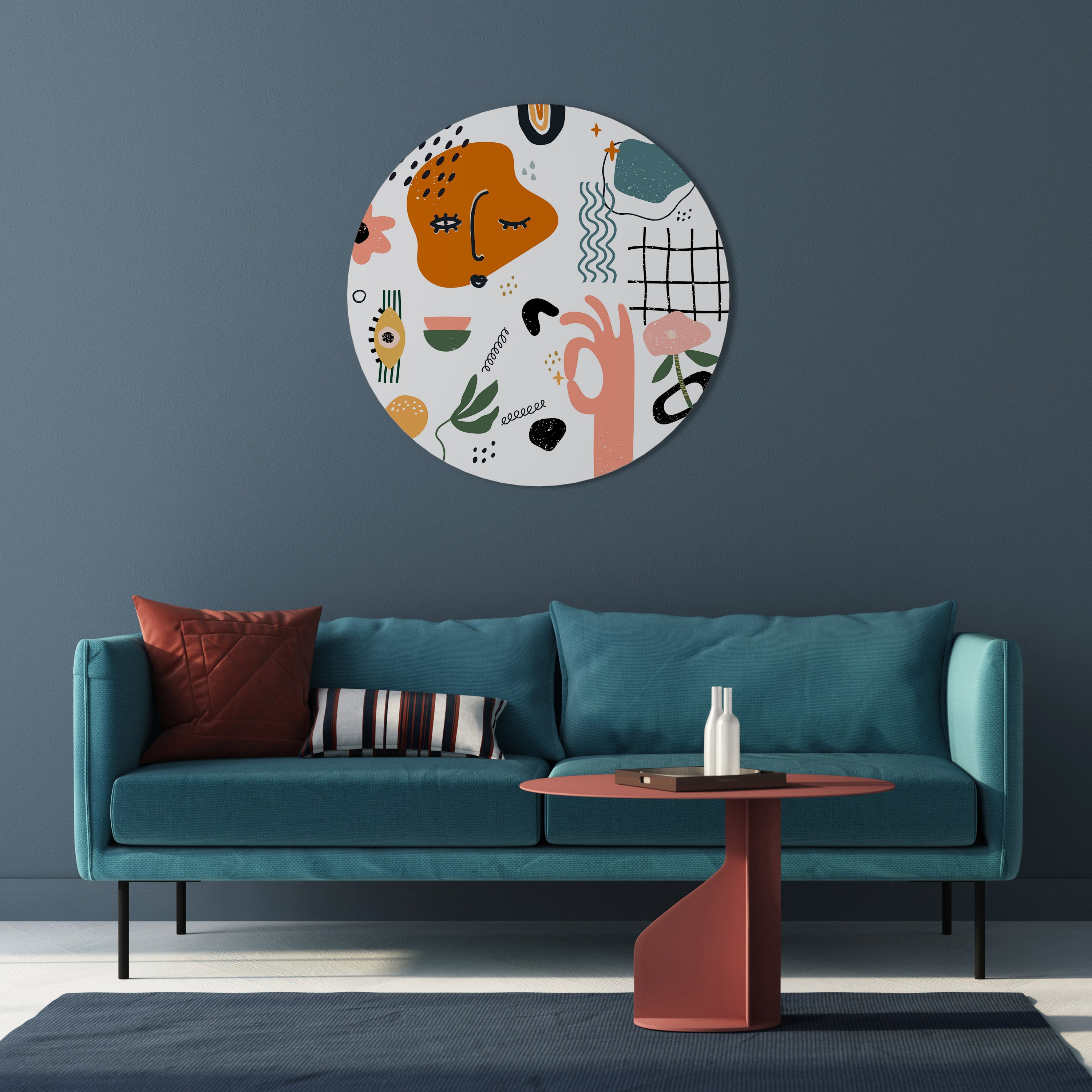 MATISSE WHIMSY Round Wall Art