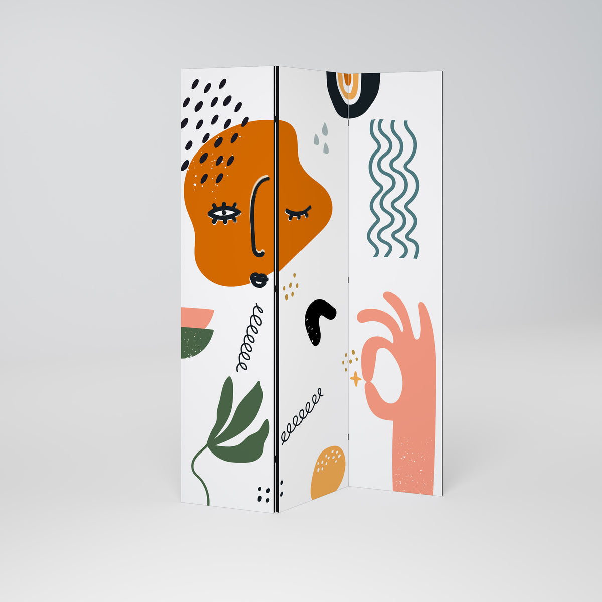 MATISSE WHIMSY Biombo de 3 paneles