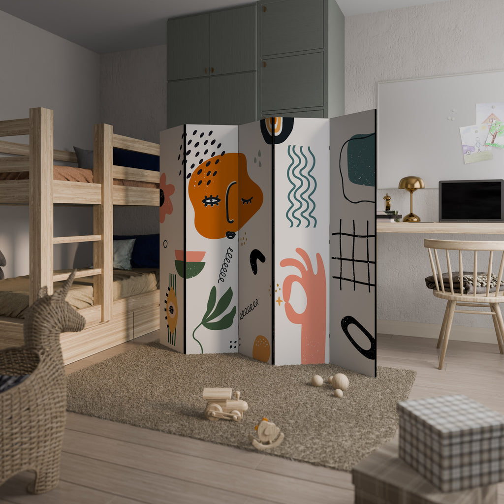 MATISSE WHIMSY 5-Panel Room Divider