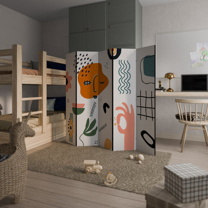 MATISSE WHIMSY Biombo de 5 paneles
