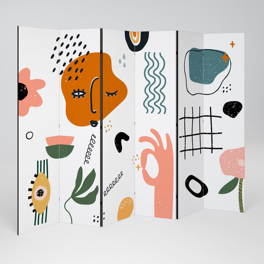 MATISSE WHIMSY Biombo de 6 paneles