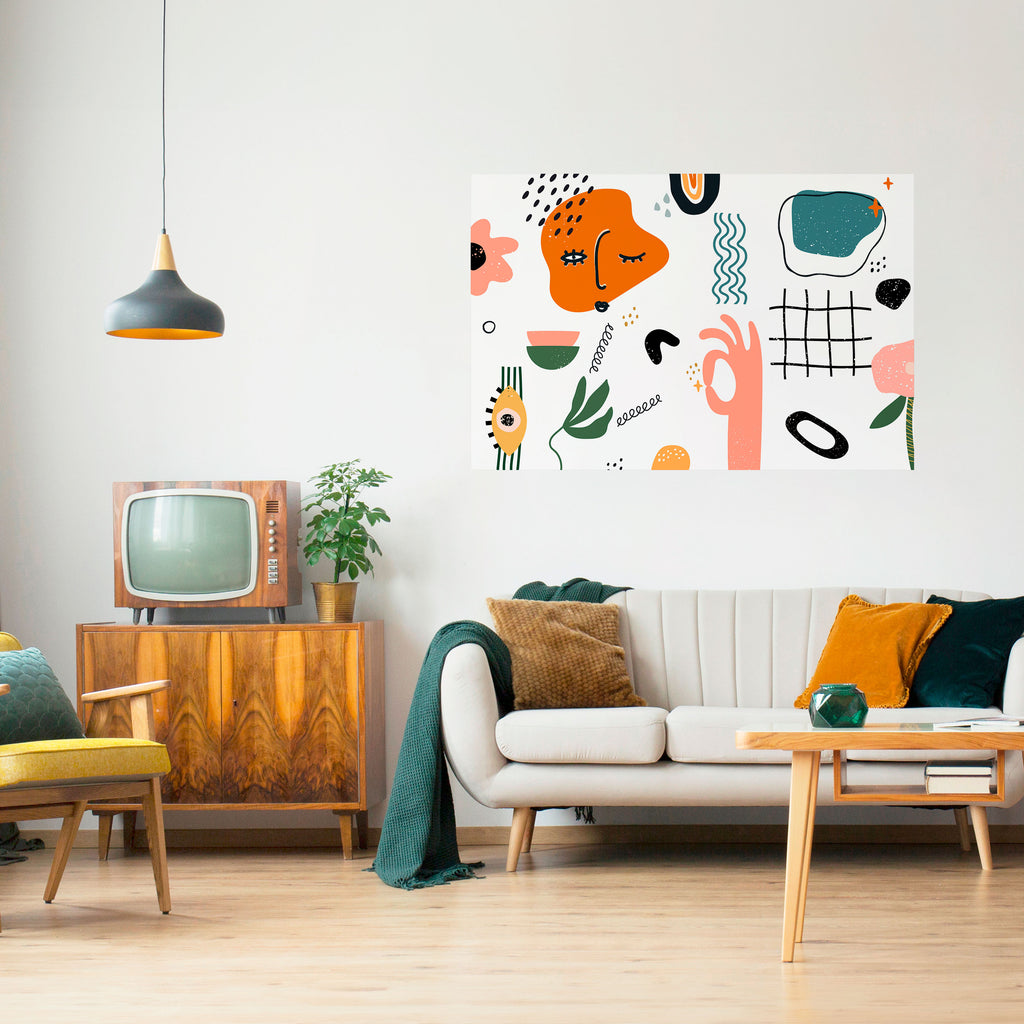 Póster horizontal autoadhesivo MATISSE WHIMSY