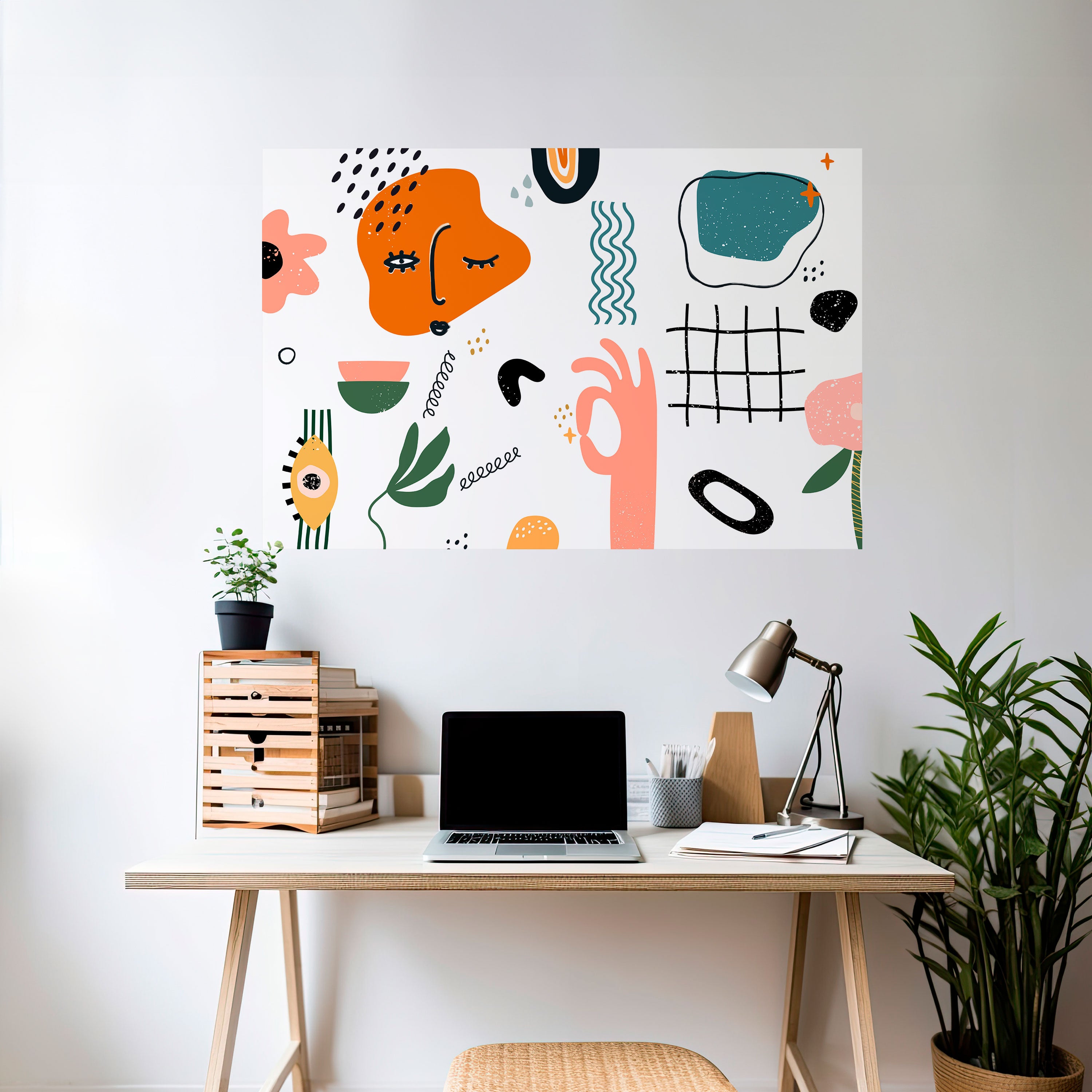 Póster horizontal autoadhesivo MATISSE WHIMSY