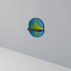 PERFECTION PICKS Oval Art Shelf In Black Finish