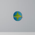 PERFECTION PICKS Estante Ovalado Decorativo en Efecto Roble