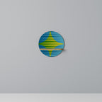 PERFECTION PICKS Round Art Shelf In Oak Effect