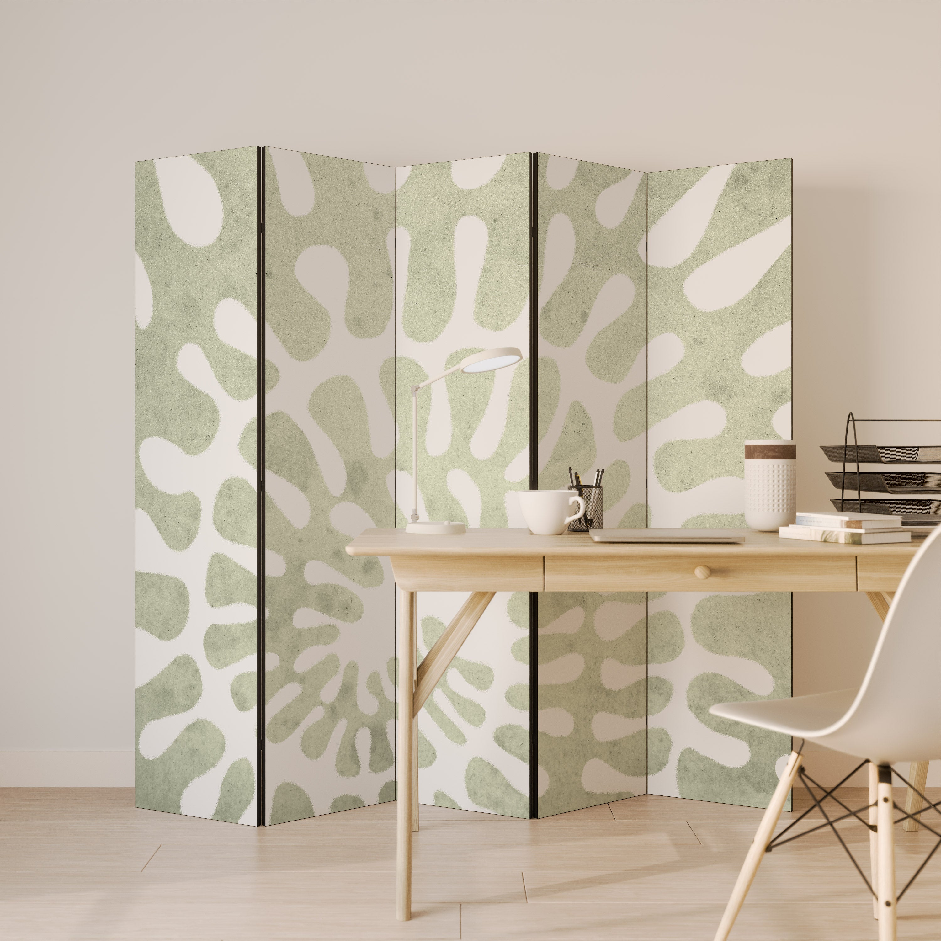 HELIX DANCE Decorative 5-Panel Room Divider