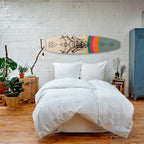 DEER OF COLOR Panel decorativo de tabla de surf