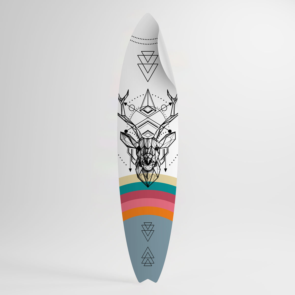 DEER OF COLOR Vinilo decorativo de tabla de surf