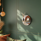 SPACE AROUND Estante Ovalado Decorativo en Efecto Roble