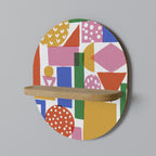 GEOMETRIC GLIMMER Estante Artístico