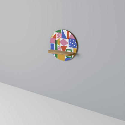 GEOMETRIC GLIMMER Estante Artístico