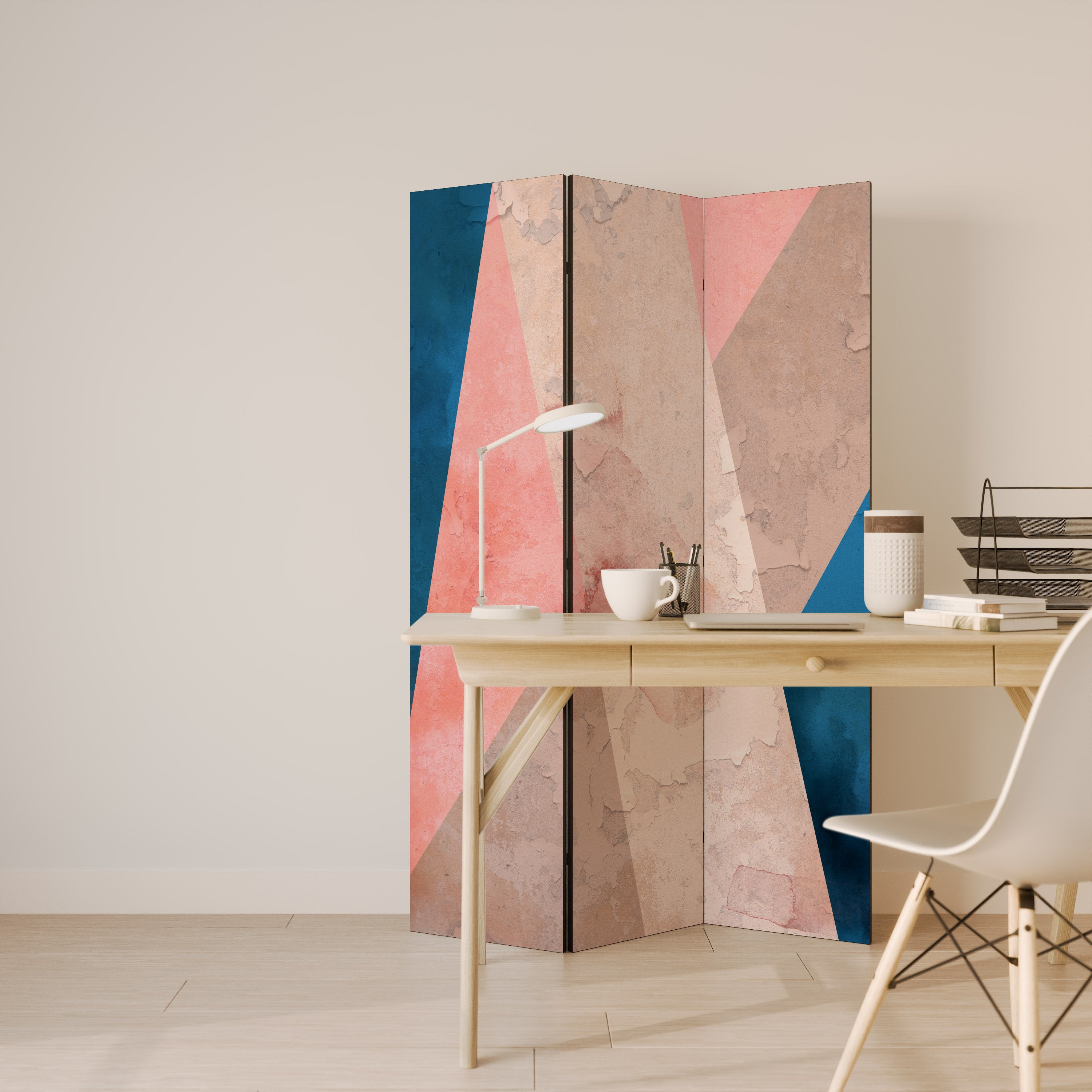 PEONY INTERIOR Decorative 3-Panel Room Divider
