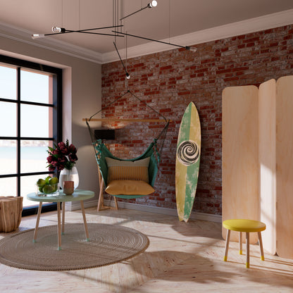 CURLY MODE Surfboard Decorative Panel