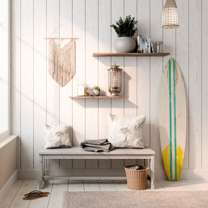 SUNSET RIDER Panel decorativo de tabla de surf