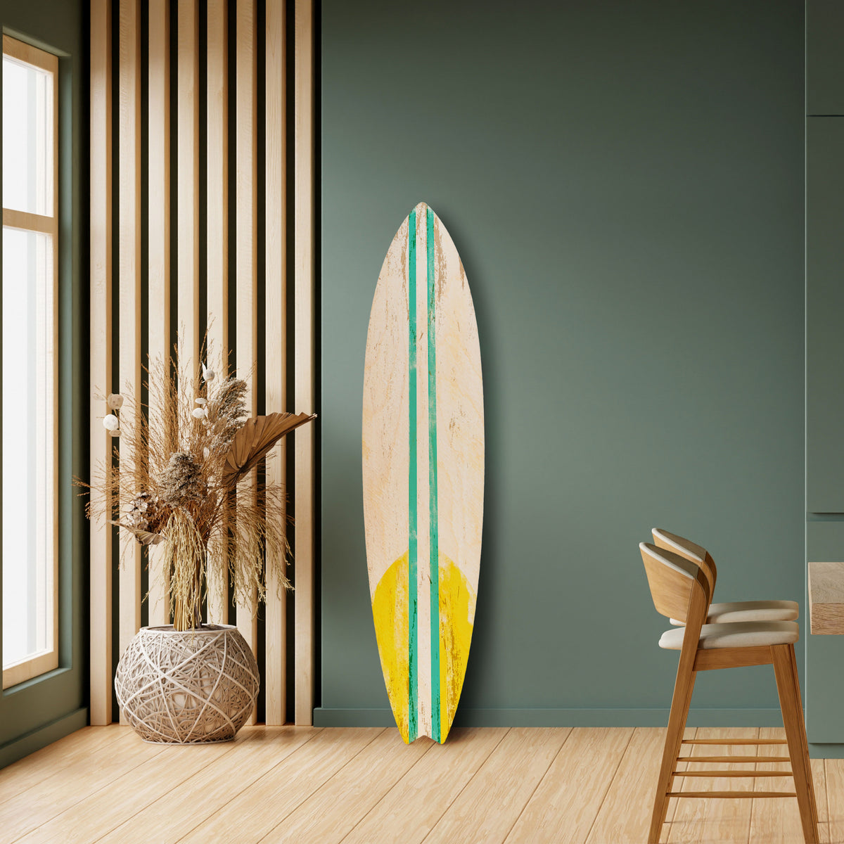 SUNSET RIDER Surfboard Decorative Panel