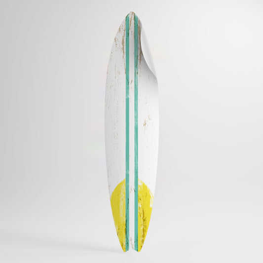 SUNSET RIDER Peel and Stick Surfboard Sticker